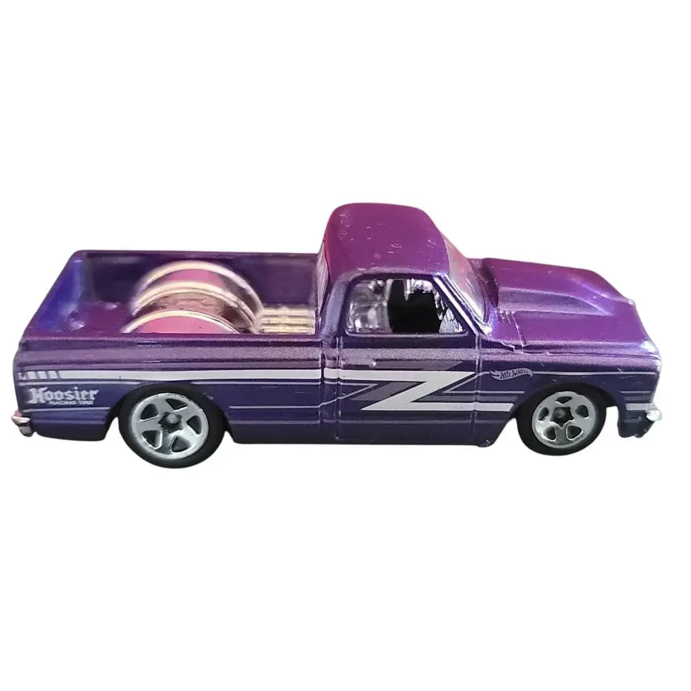 2013 Hot Wheels 67 Chevrolet C10 Purple Hoosier Malaysia 1:64